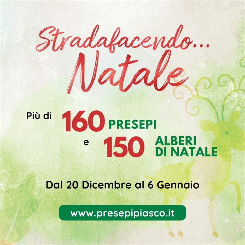 Stradafacendo… Natale: a Piasco il Natale si vive camminando tra presepi, eventi e comunità